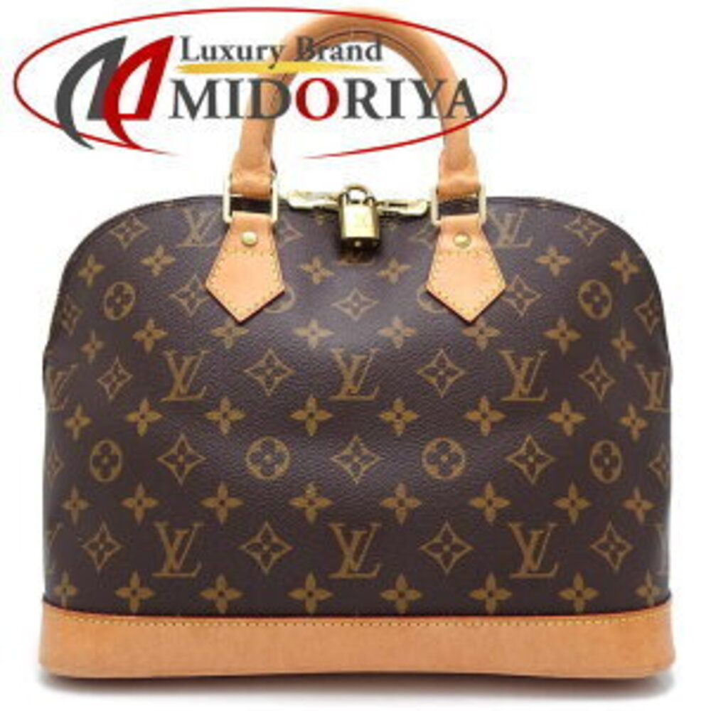 LOUIS VUITTON Monogram Alma Handbag Brown